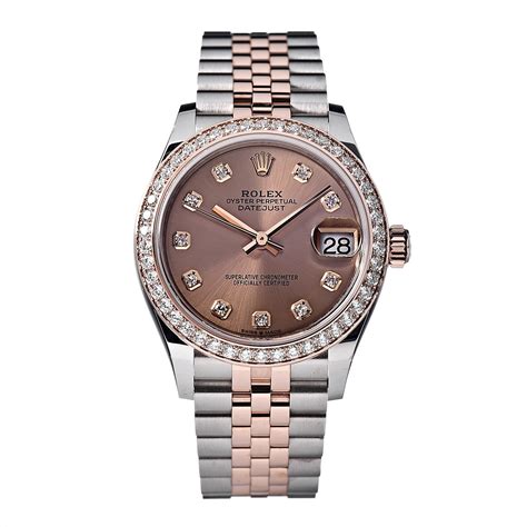 rolex rose gold women's watch|female rolex oyster perpetual datejust.